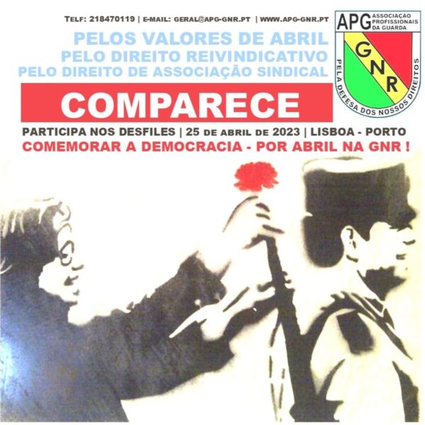 Comemorar a democracia – Por Abril na GNR!