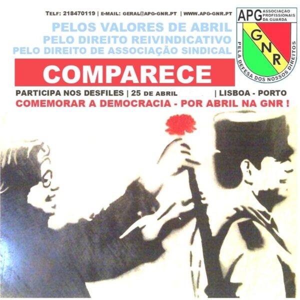 Comemorar a democracia – Por Abril na GNR!
