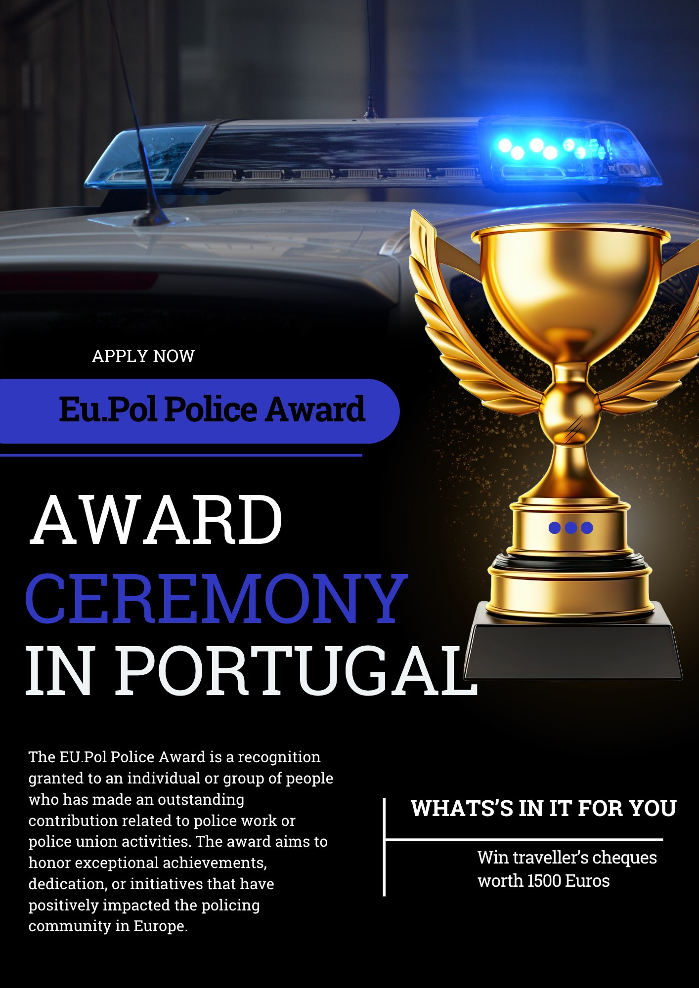EU.Pol lança o Prémio da Polícia!