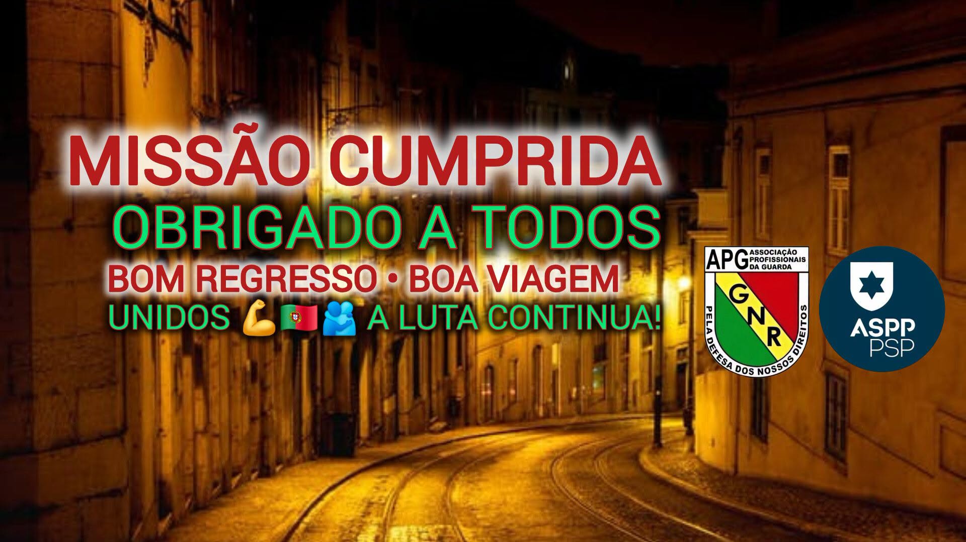 Com Determinação Continuaremos a Luta!